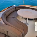 Perfect shaded area at the speedboat